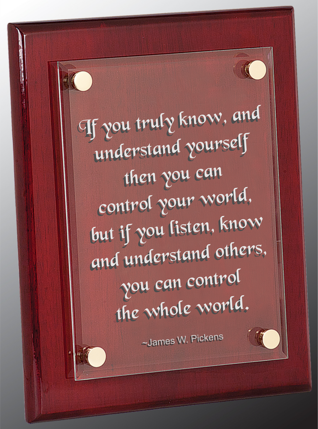 Floating Acrylic Plaque